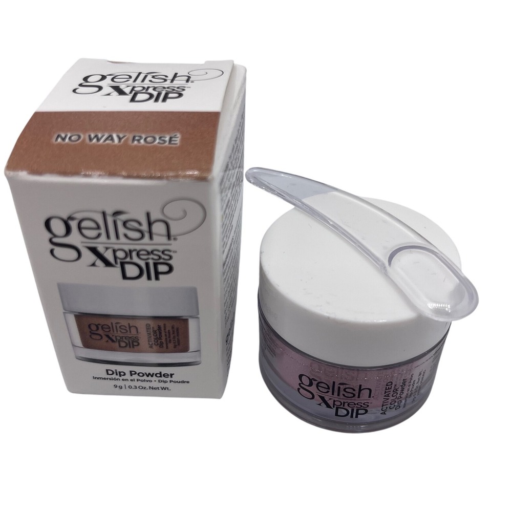 Gelish Xpress Dip Powder No‎ Way Rosé Activated Color Nail Dip 9g 0.3oz New